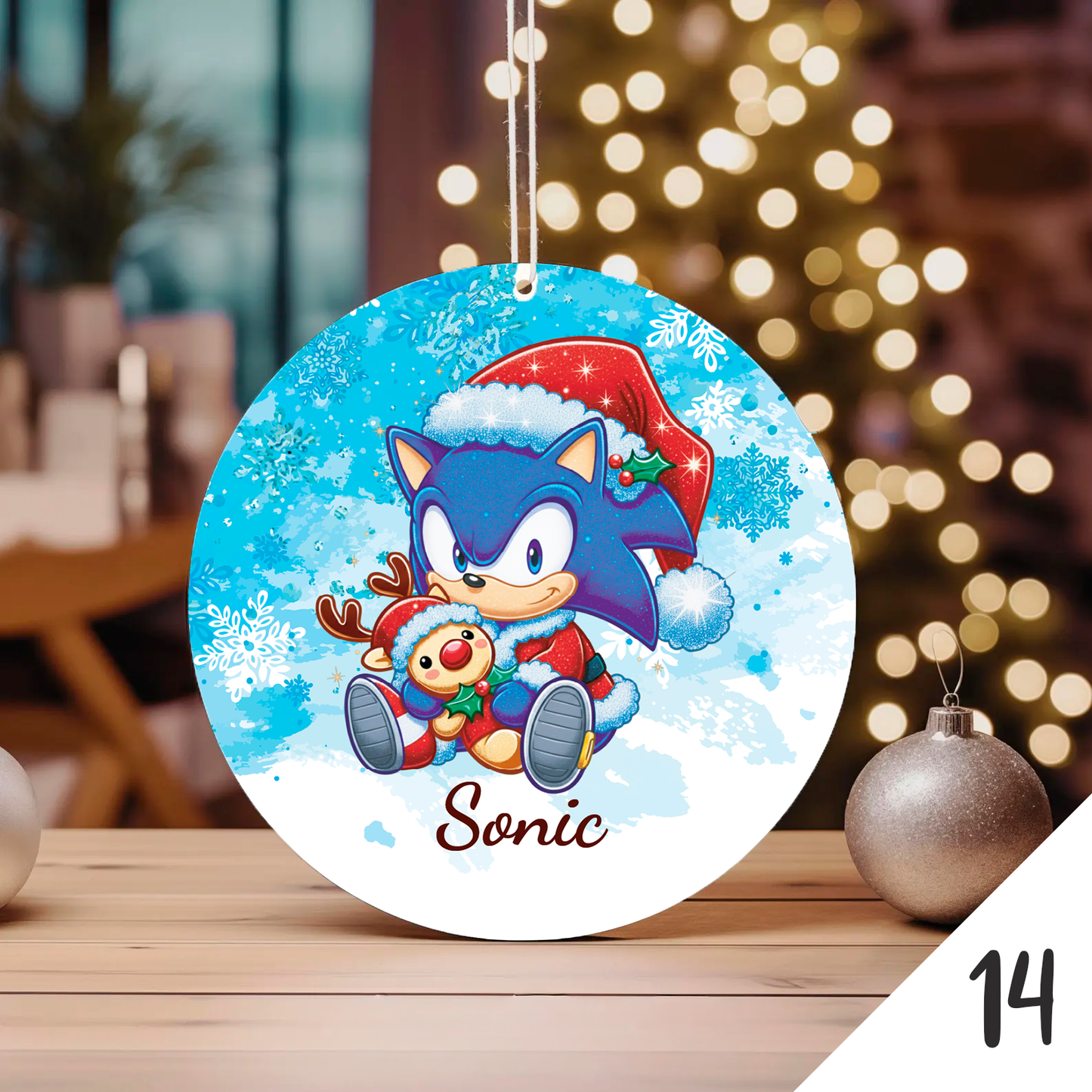Bola de Natal Personalizada – Coleção Baby Cartoon
