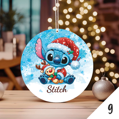 Bola de Natal Personalizada – Coleção Baby Cartoon