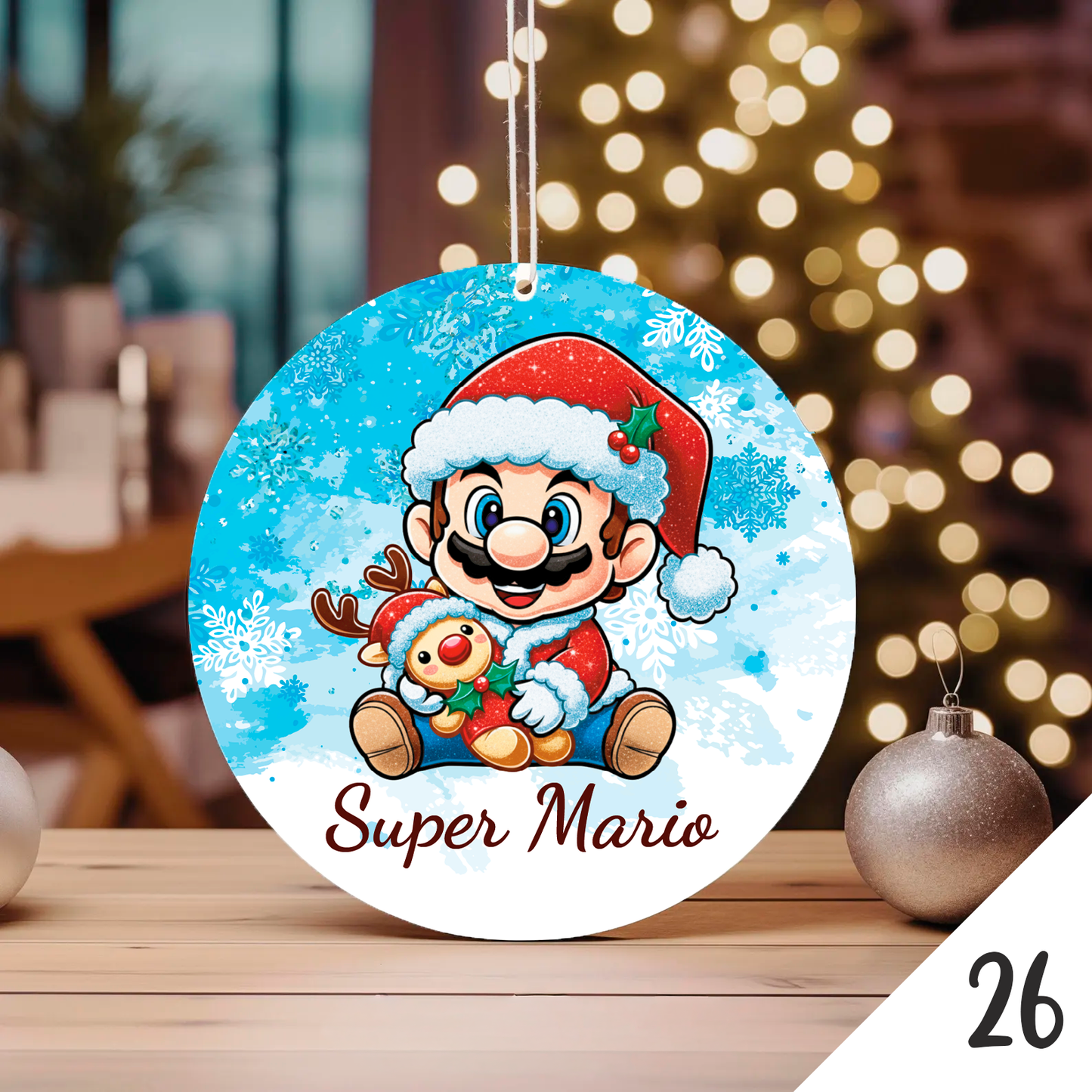 Bola de Natal Personalizada – Coleção Baby Cartoon