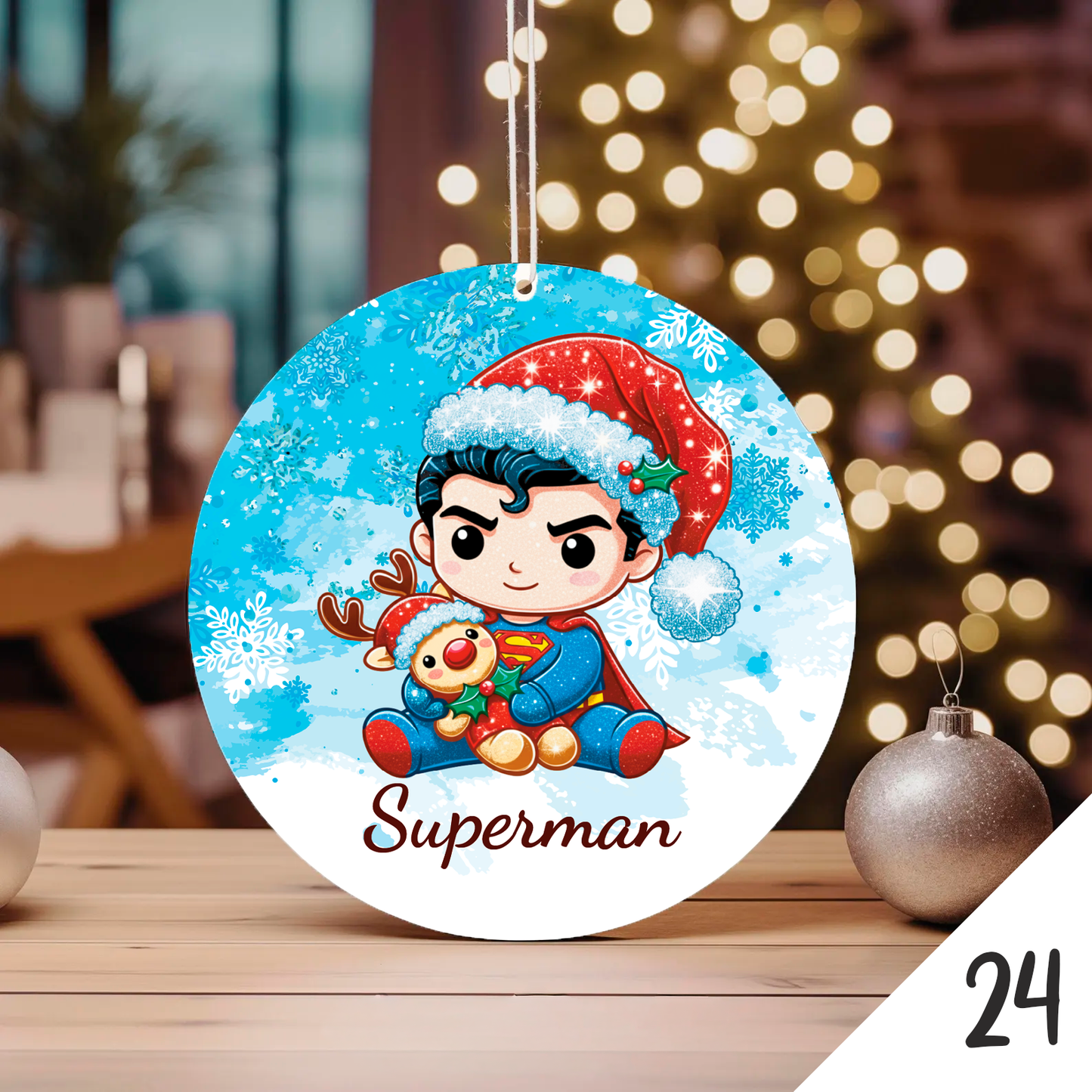 Bola de Natal Personalizada – Coleção Baby Cartoon