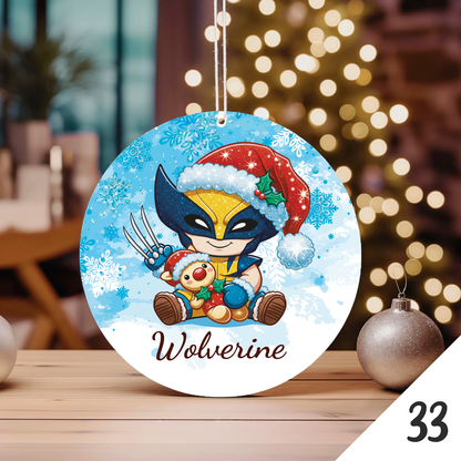 Bola de Natal Personalizada – Coleção Baby Cartoon