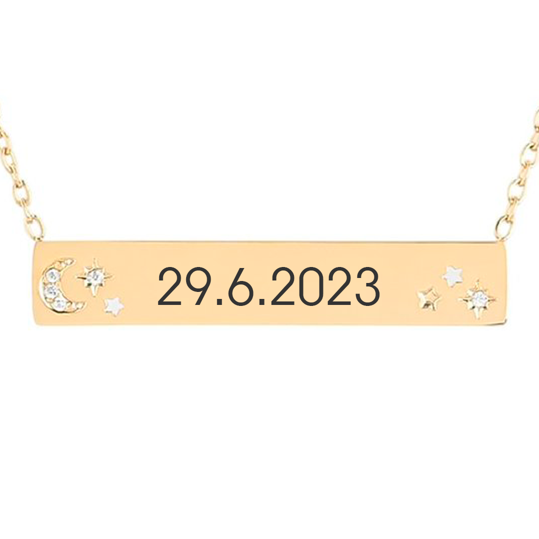 Colar OSLO Personalizado em Aço Inoxidável – Gravado com Alma