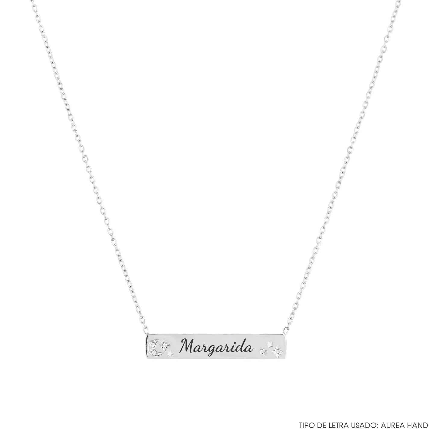 Colar OSLO Personalizado em Aço Inoxidável – Gravado com Alma