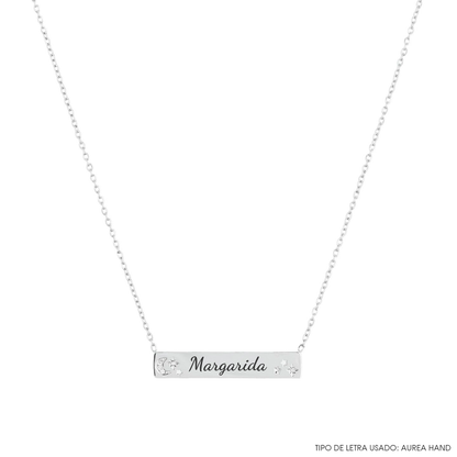 Colar OSLO Personalizado em Aço Inoxidável – Gravado com Alma