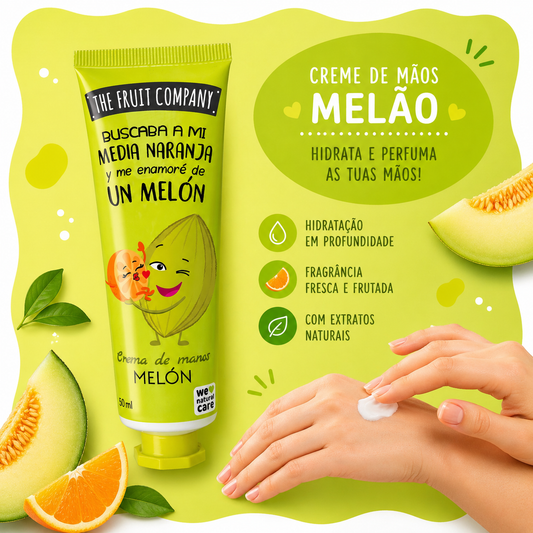 Creme de Mãos Melão 30 ml | The Fruit Company