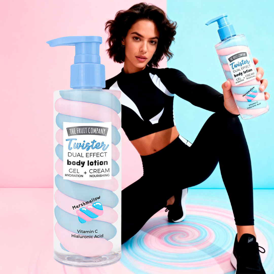Twister Body Lotion Marshmallow 200g - Dual Effect | The Fruit Company