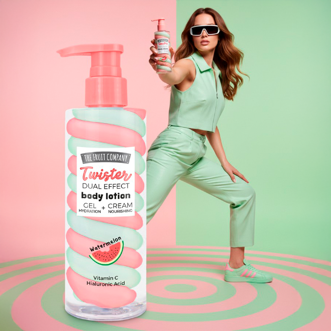 Twister Body Lotion Melancia 200g - Dual Effect | The Fruit Company