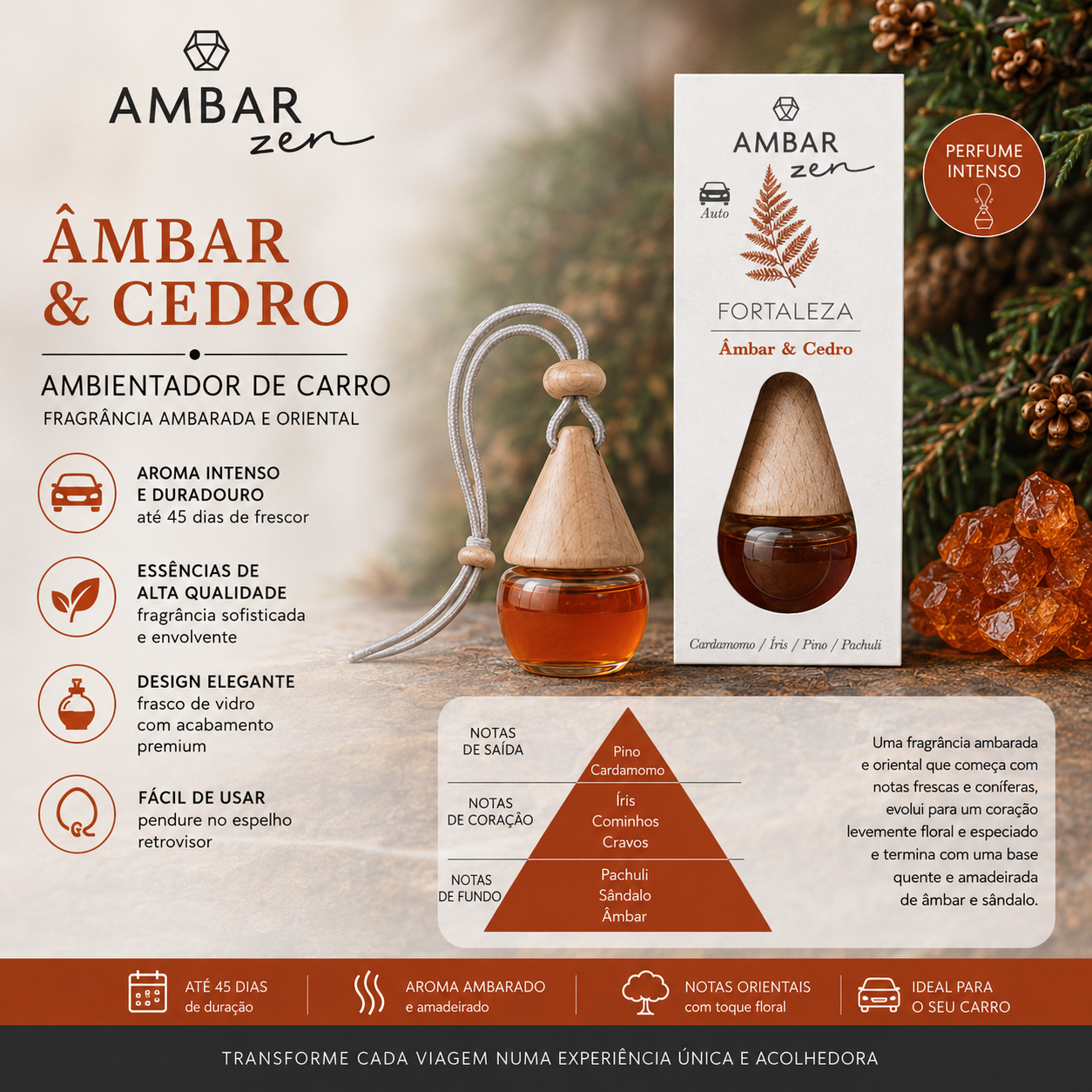 perfume carro amadeirado oriental