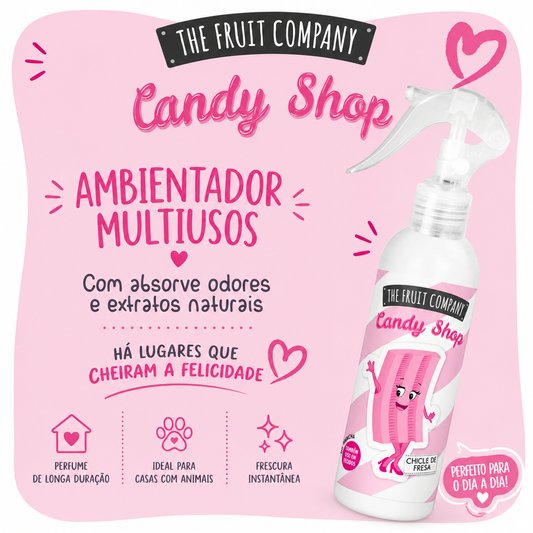 Ambientador spray chiclete de morango