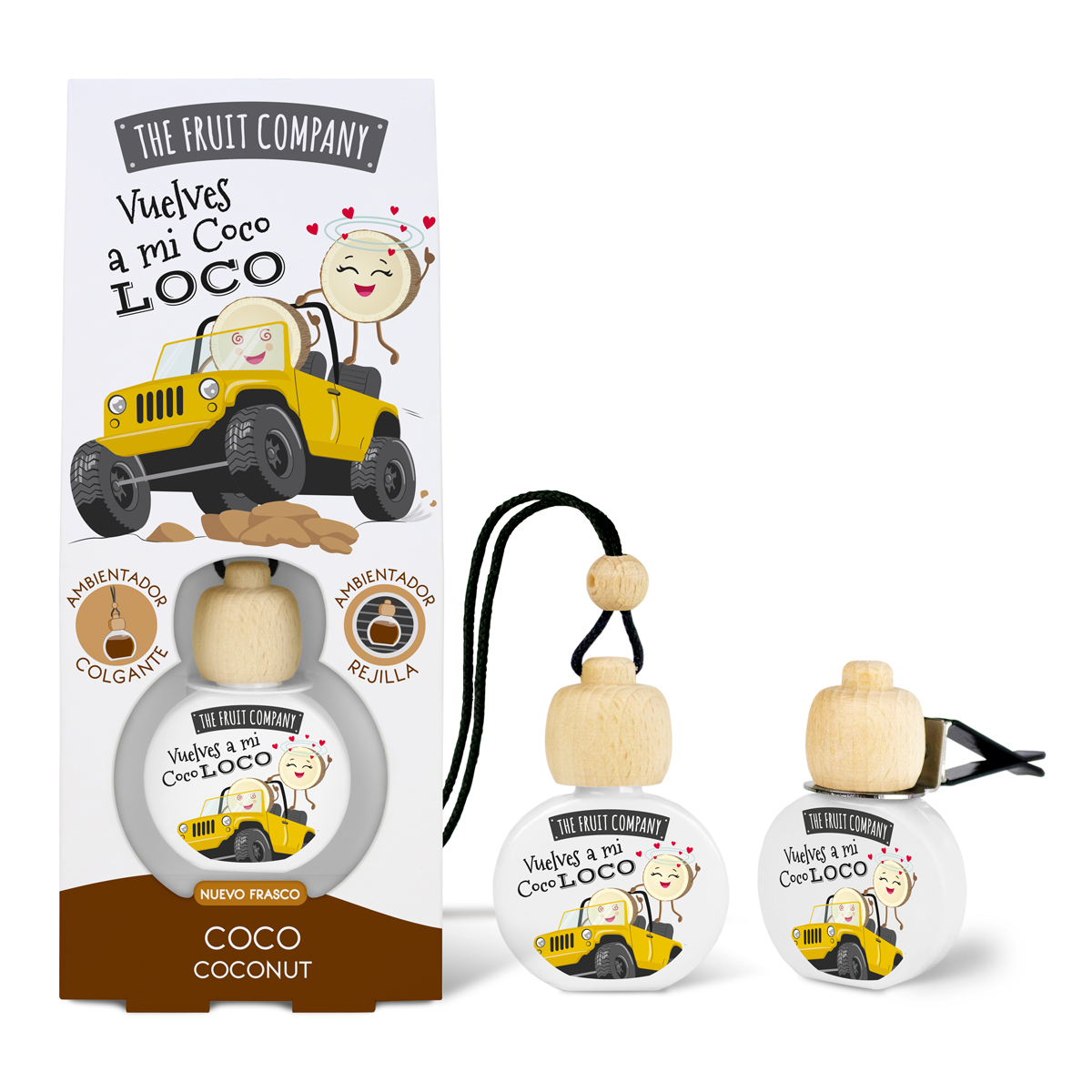 Coco Car Air Freshener | The Fruit Company 