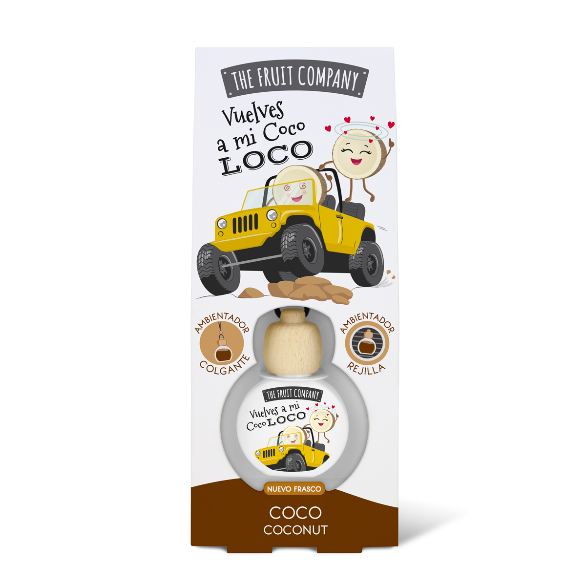 Coco Car Air Freshener | The Fruit Company 