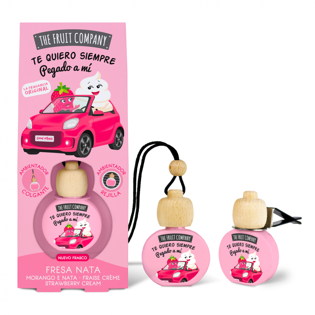 Ambientador de Carro Fresa Nata | The Fruit Company