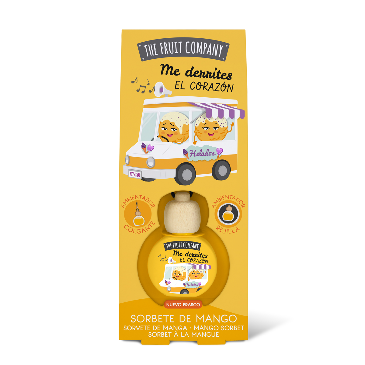 Ambientador para coche de mango | La Compañía de Frutas