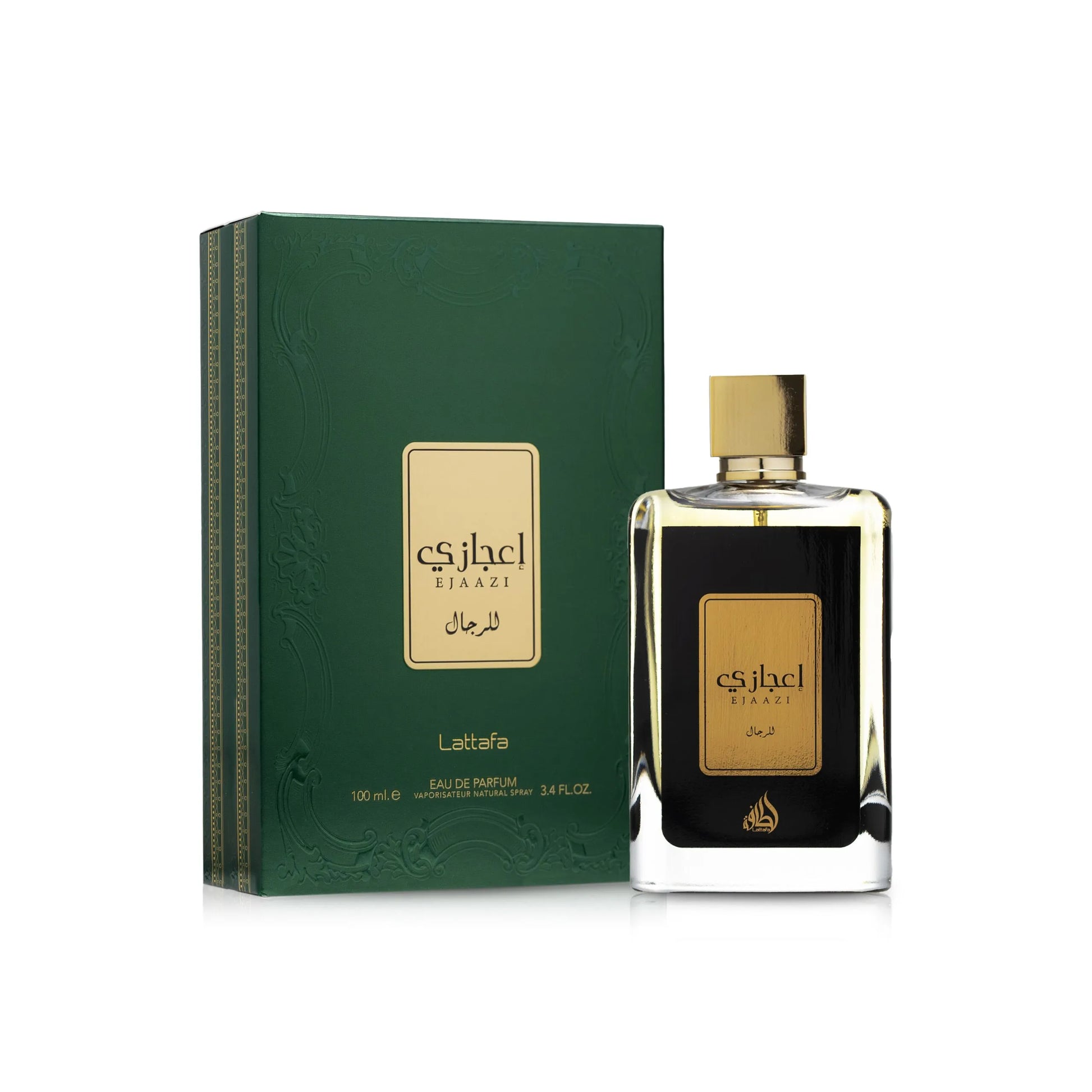 perfume Lattafa Ejaazi 100ml fresco cítrico amadeirado