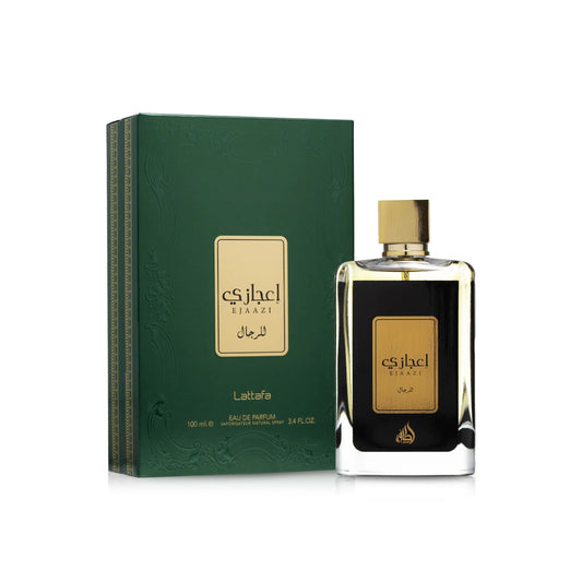 perfume Lattafa Ejaazi 100ml fresco cítrico amadeirado