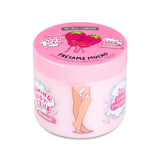 Exfoliante corporal de crema de fresa 2 en 1 400 ml | La Compañía de Frutas 