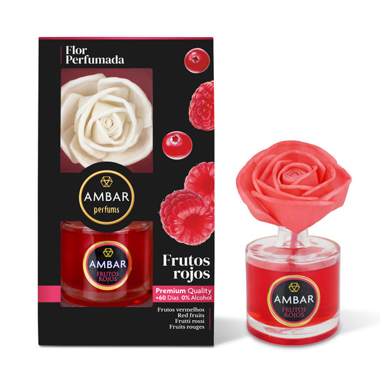 Difusor de flores de frutos rojos 75ml | Ámbar