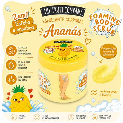 foam body scrub ananás 400ml