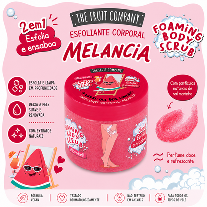 foam body scrub melancia 400ml
