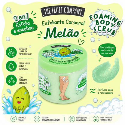 foam body scrub melão 400ml