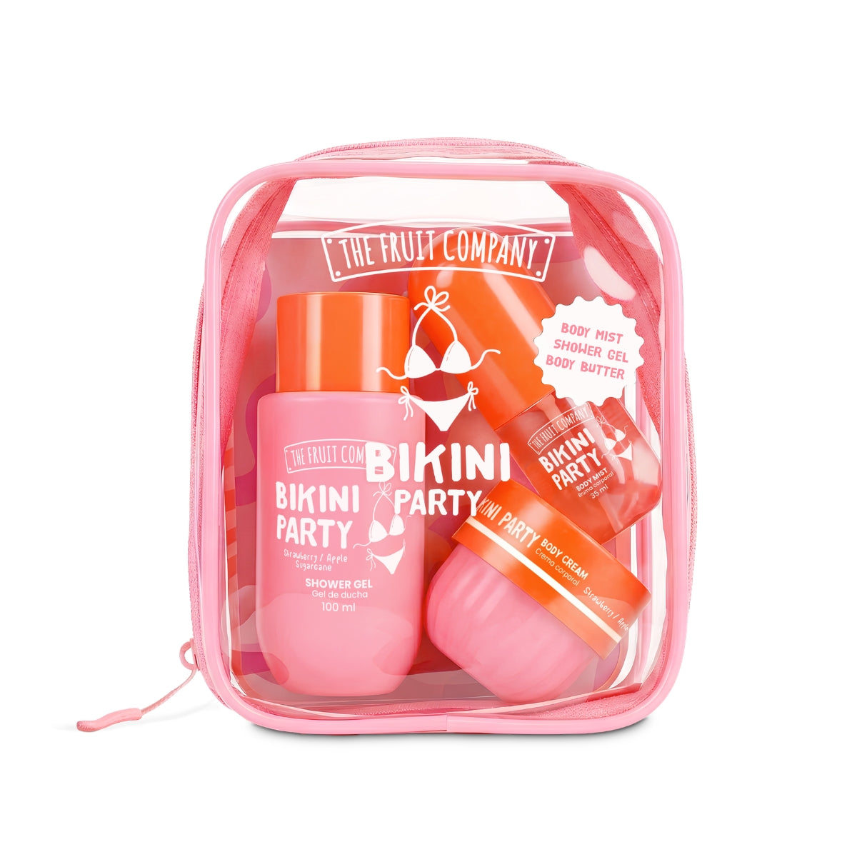 kit de viagem bikini party the fruit company