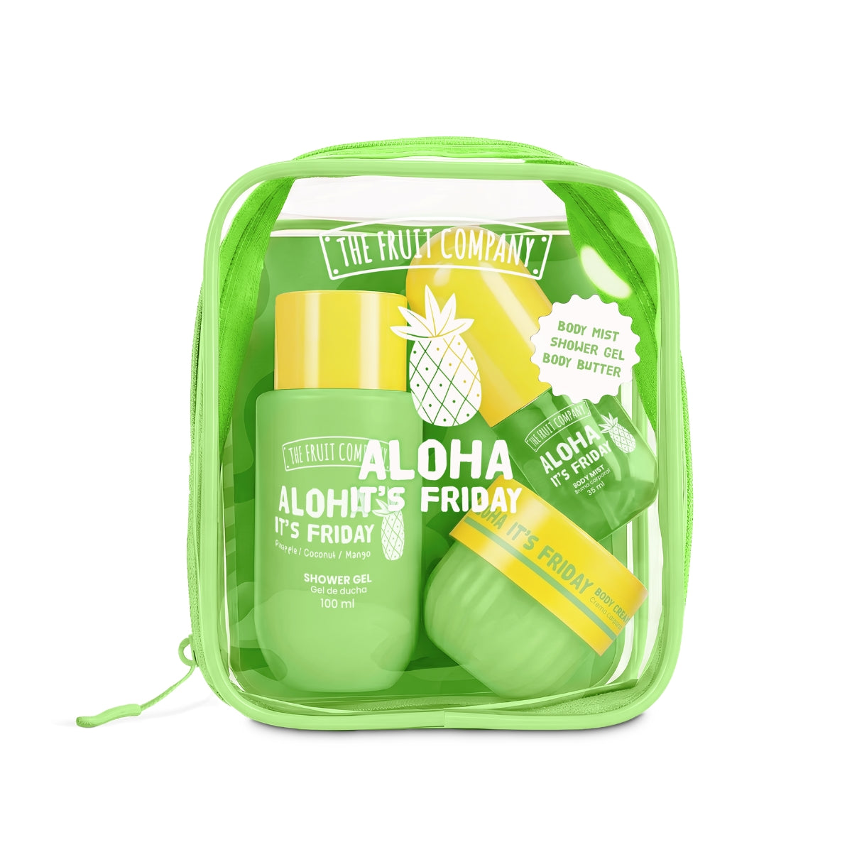kit de viagem it's friday the fruit company