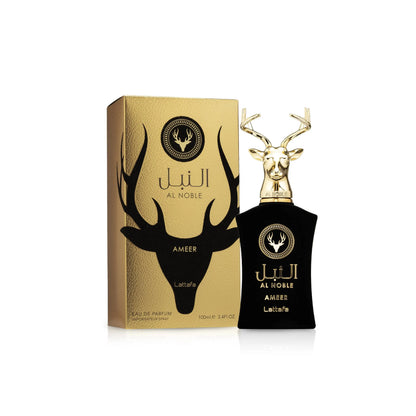 perfume Lattafa Al Noble Ameer 100ml unissexo amadeirado oriental
