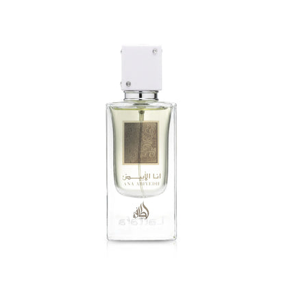 perfume árabe com almíscar baunilha e pera lattafa
