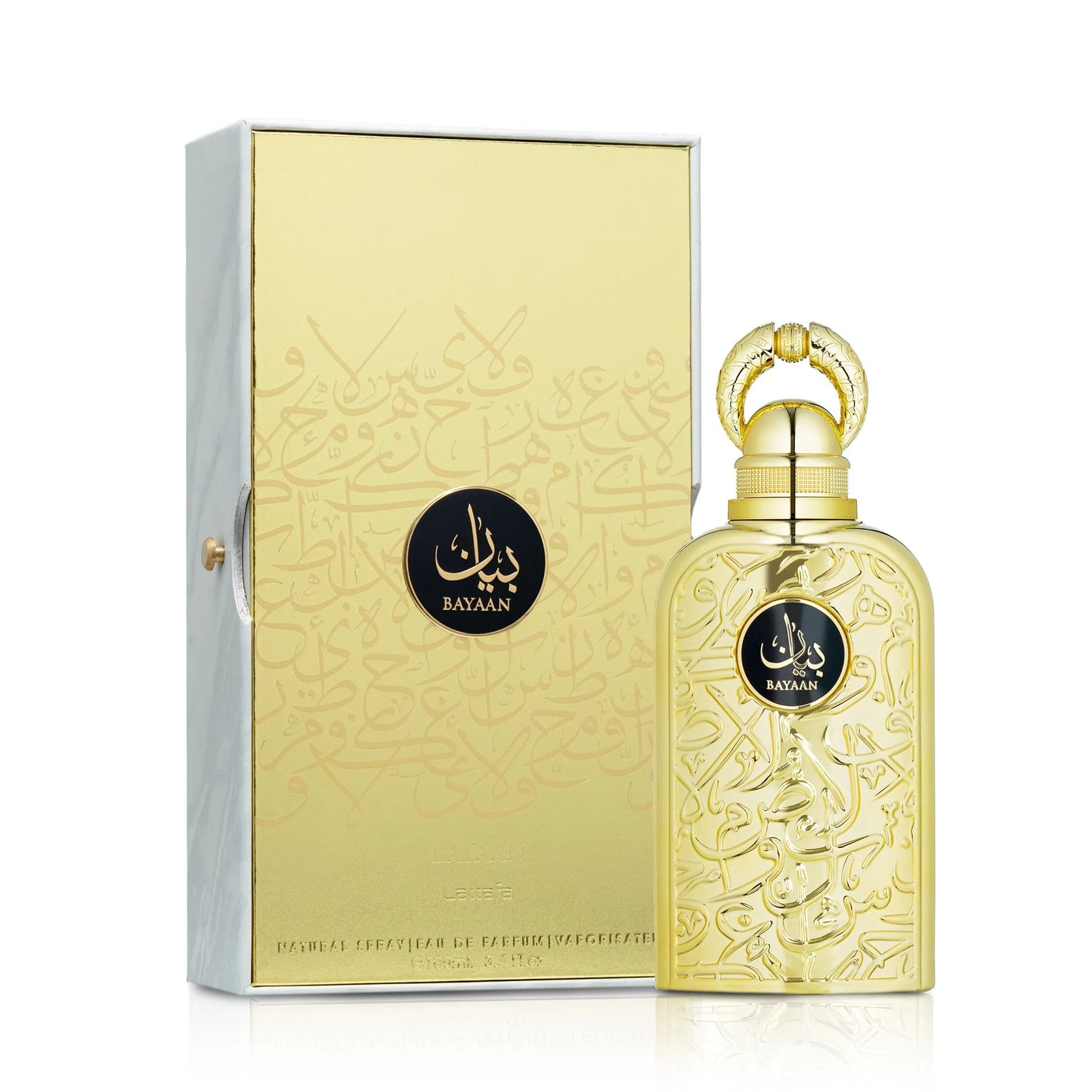 perfume Lattafa Bayaan 100ml feminino floral gourmand