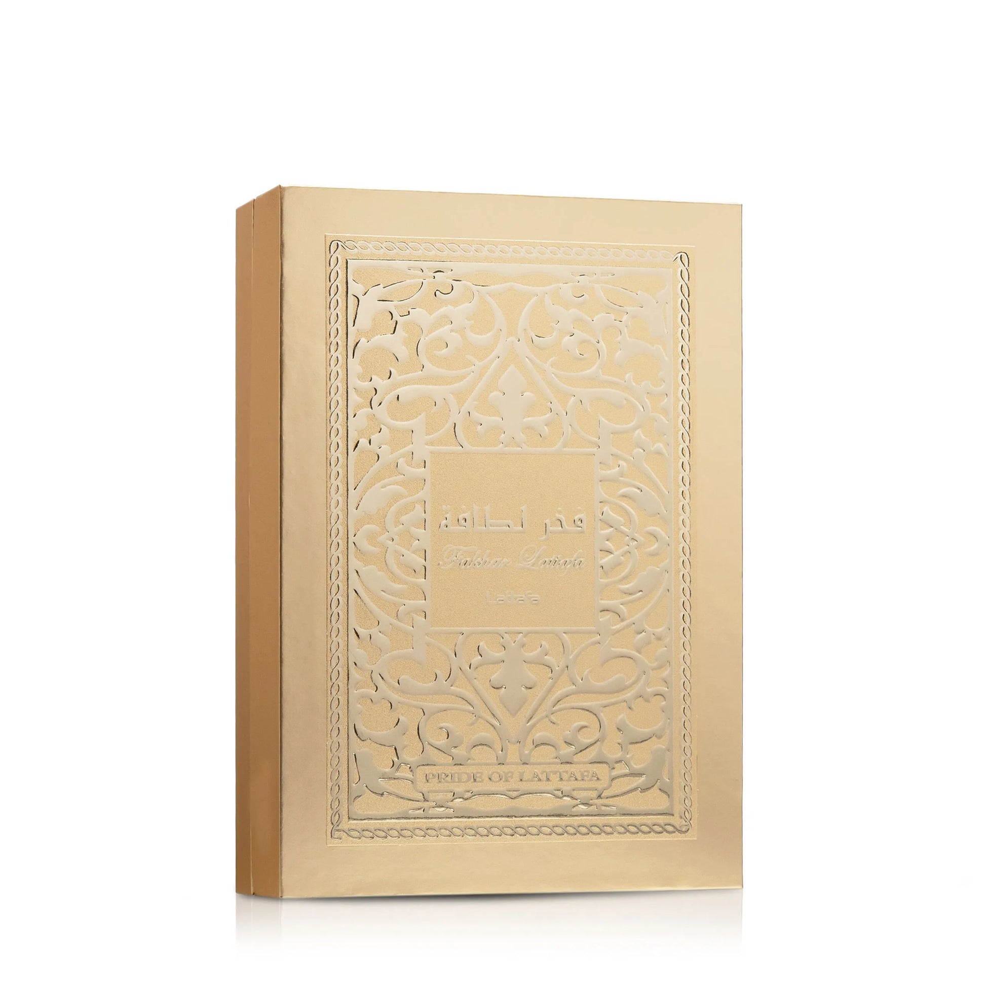 perfume unissexo elegante amadeirado floral fakhar gold