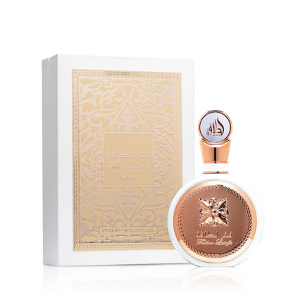 perfume Lattafa Fakhar Rose 100ml feminino floral elegante
