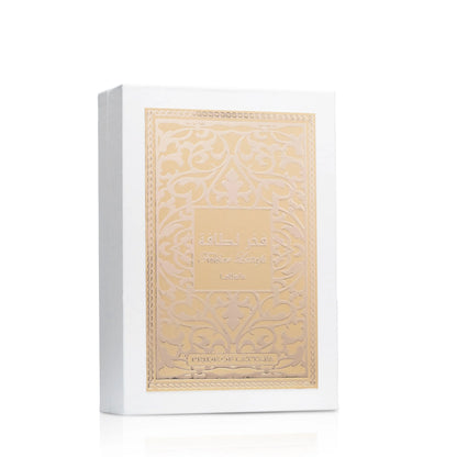 perfume feminino sofisticado floral branco fakhar rose