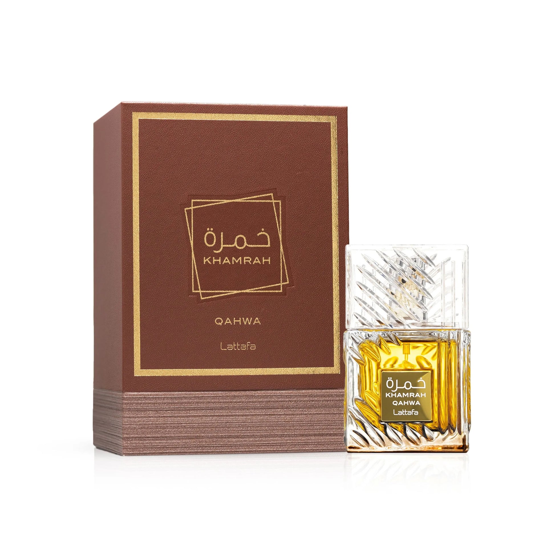 perfume Lattafa Khamrah Qahwa 100ml unissexo gourmand com café
