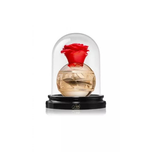 perfume árabe com rosa caramelo e baunilha