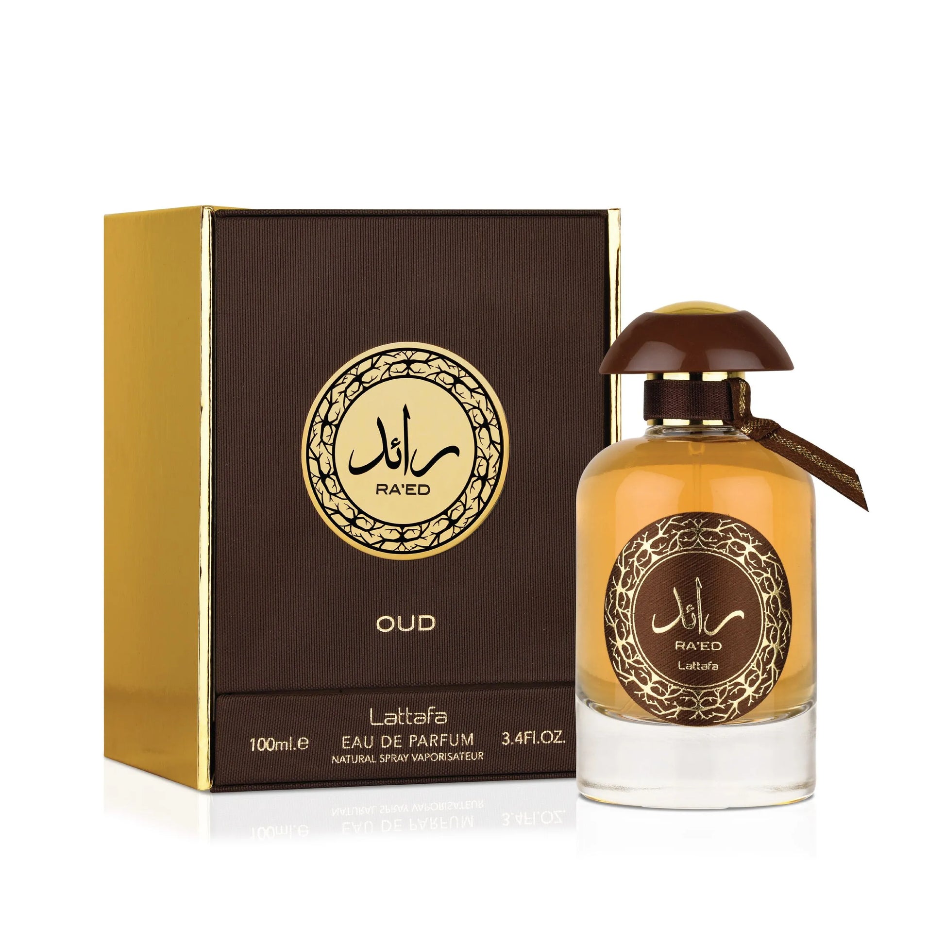 perfume Lattafa Raed Oud 100ml masculino oriental amadeirado