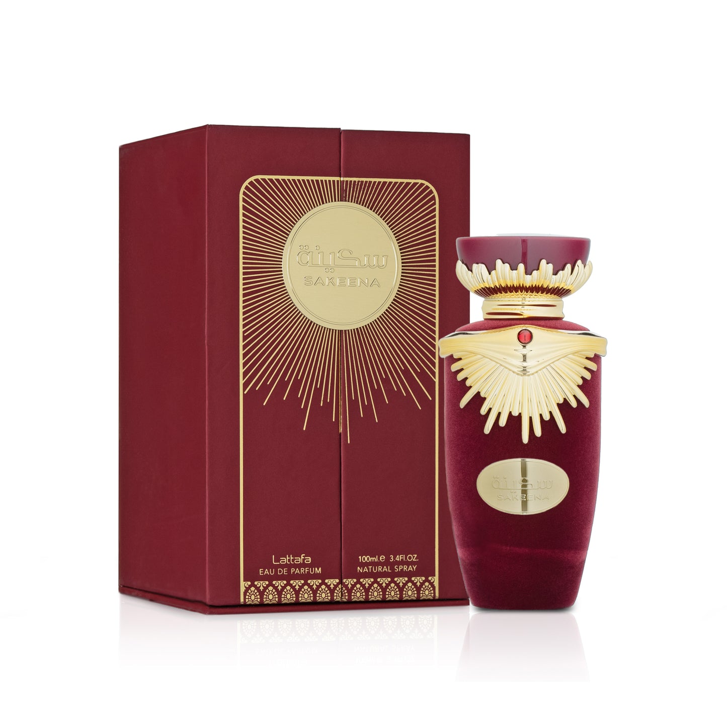 perfume Lattafa Sakeena 100ml feminino doce frutado