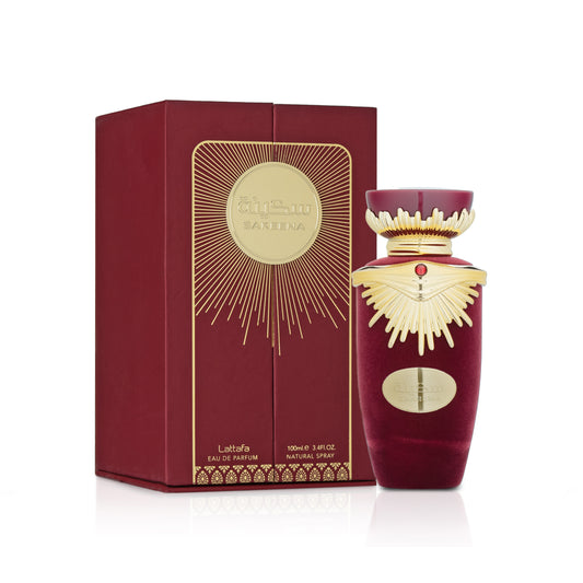 perfume Lattafa Sakeena 100ml feminino doce frutado