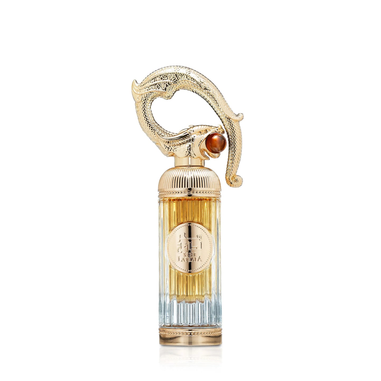 perfume árabe com amêndoa amarga canela e baunilha lattafa