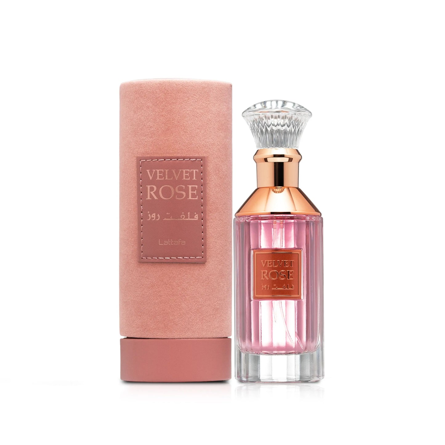 perfume Lattafa Velvet Rose 100ml rosa intensa floral oriental