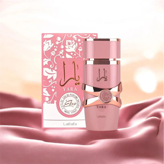 perfume feminino com baunilha caramelo e morango Lattafa