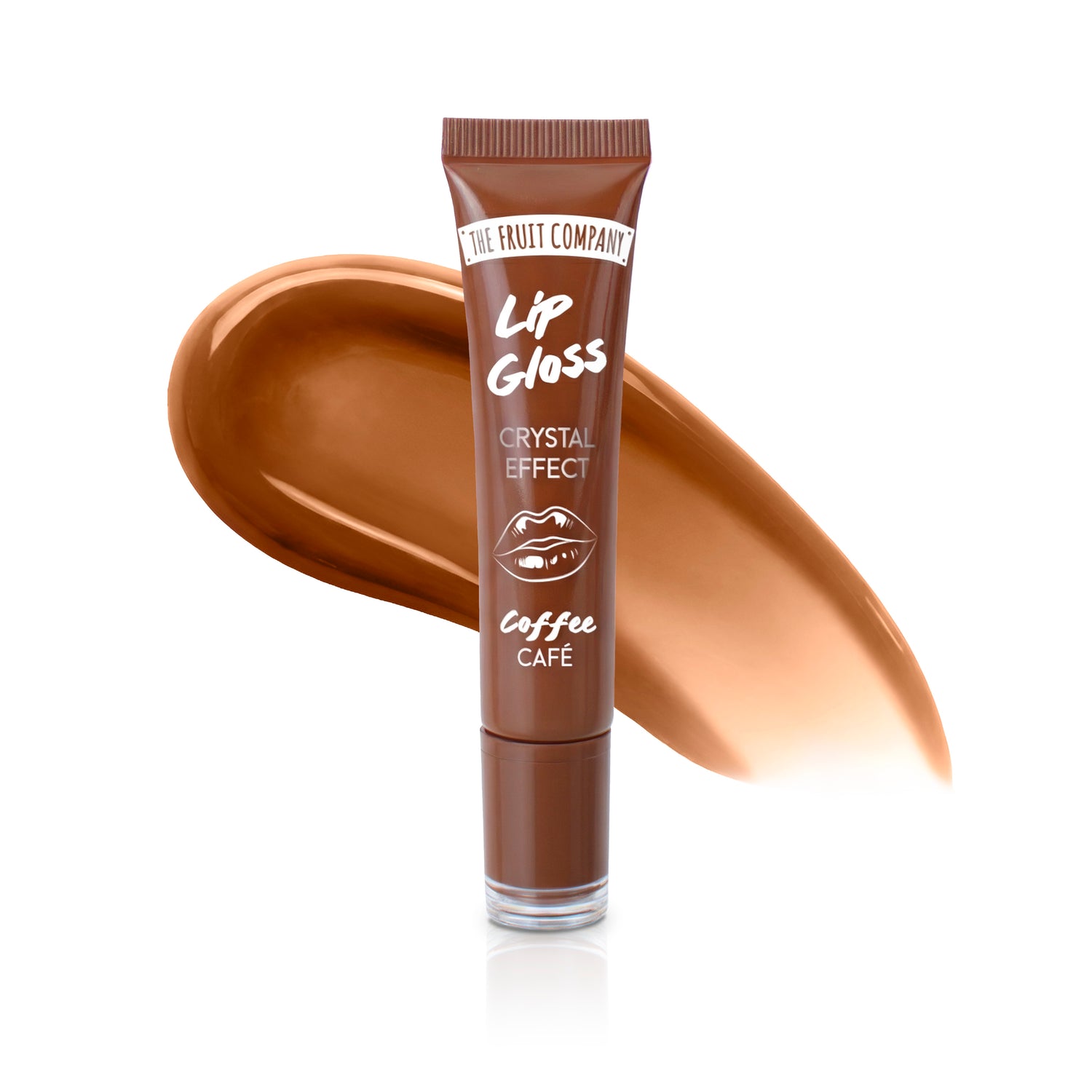 lip gloss café brilho hidratante efeito cristal