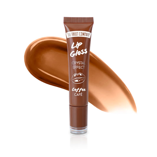 lip gloss café brilho hidratante efeito cristal