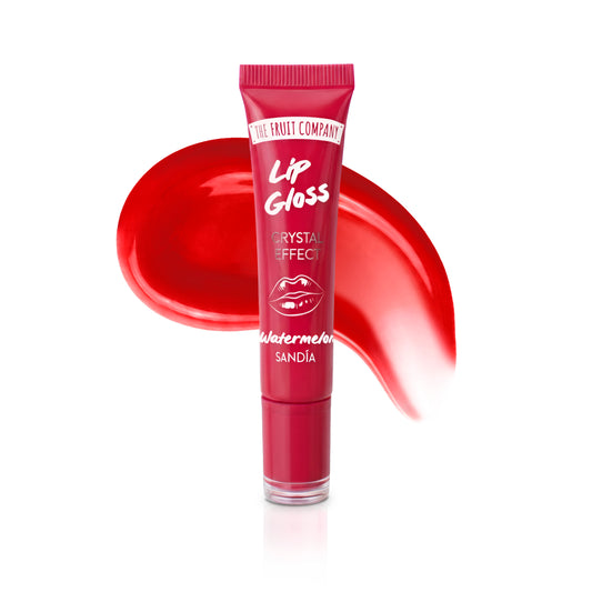 lip gloss melancia brilho hidratante efeito cristal