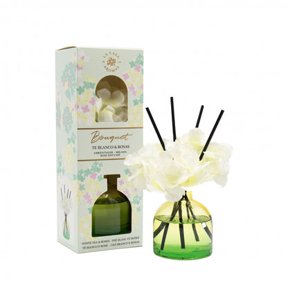 mikado bouquet chá branco e rosas 170ml