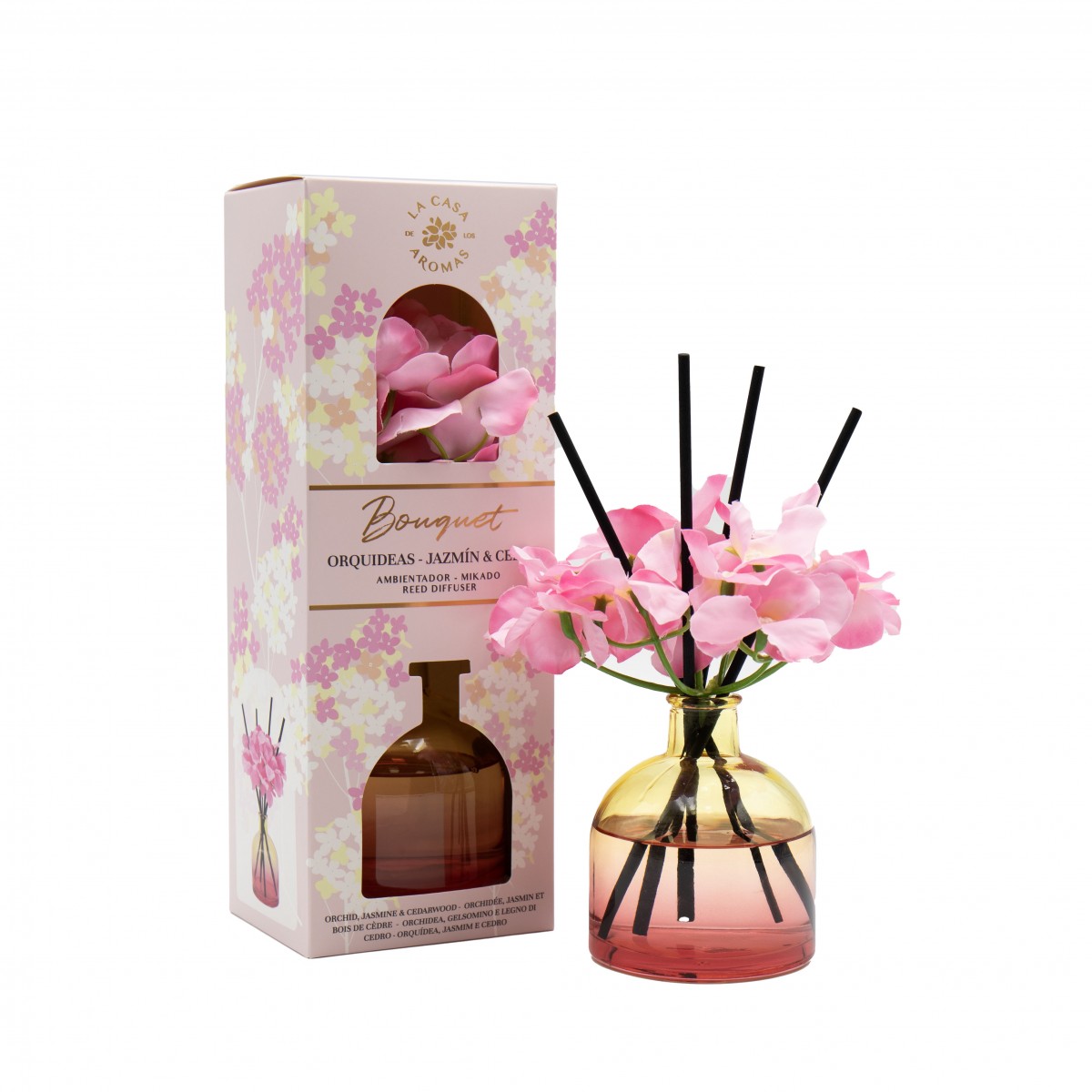 mikado bouquet jasmim e cedro 170ml la casa de los aromas