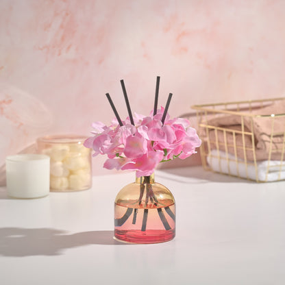 difusor de aromas jasmim cedro com flor decorativa