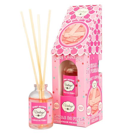 mikado chiclete de morango 30ml vintage home