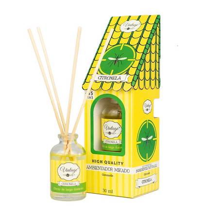 Mikado Citronela 30ml – Ambientador de Varetas Cítrico | Vintage Home