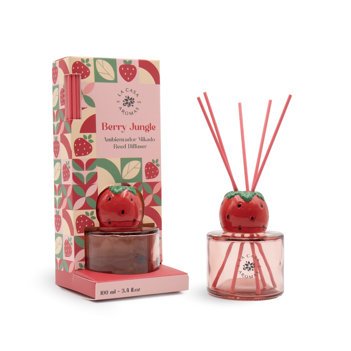 mikado fruity berry jungle morango 100ml