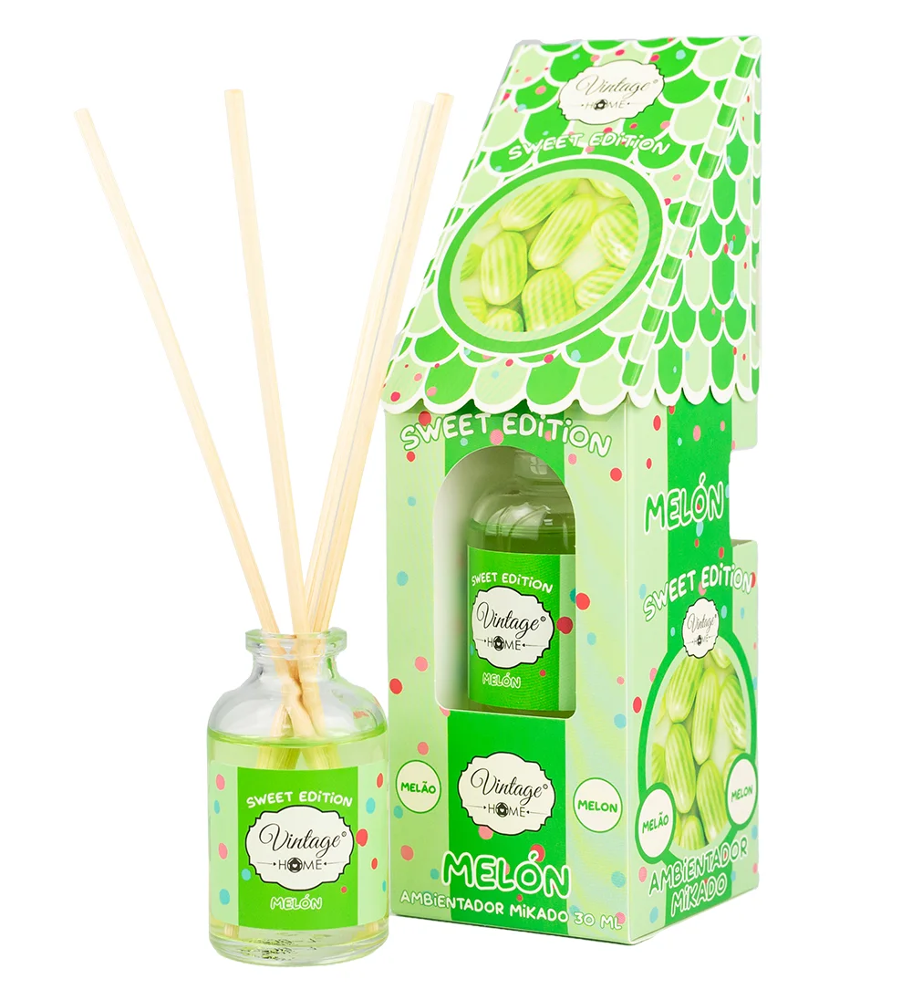 Mikado Melão 30ml – Ambientador de Varetas Frutado | Vintage Home